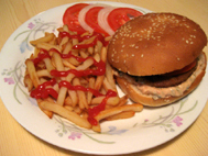 hamburgertallrik