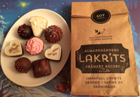 chokladpraliner & sötlakrits