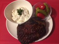 grillat kalkonlår med potatissallad grillat kalkonlår med potatissallad