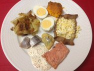 Julmiddagens silltallrik Julmiddagens silltallrik